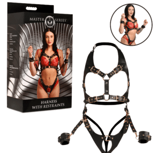 Adjustable Straps Full Body Harness With Sex Restraints