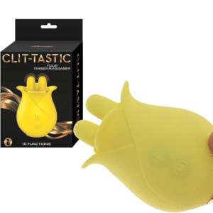 Waterproof Rechargeable Clitoral Vibrator Yellow