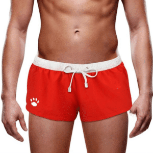 Male Swimming Boxer Summer Red - Small