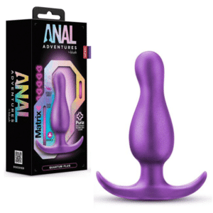 Silicone Prostate Massager - Galactic Purple