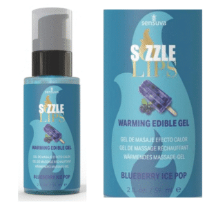 Edible Gel Flavored Water-Based Lube Blueberry 2oz