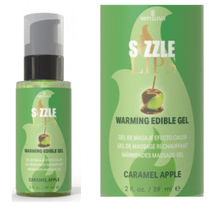 Edible Gel Flavored Water-Based Lube Caramel Apple 2oz