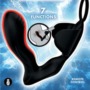 Atomic Heat Up Vibrating Pspot Stimulator Prostate Massager Remote Control Butt Plug