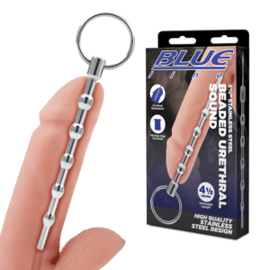 Stainless Steel Beaded Male Penis Plug Urethral Sound