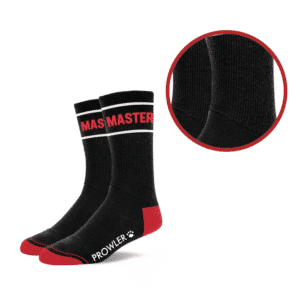 Bold Design One Size Breathable Master Socks – Black & Red