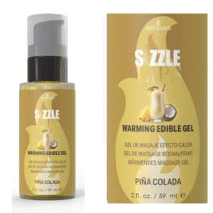 Edible Gel Flavored Water-Based Lube Pina Colada 2oz