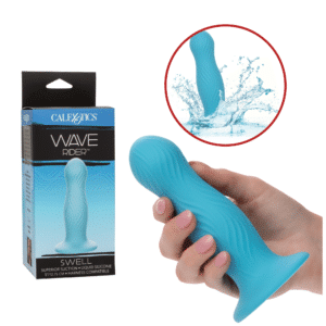 Strap-on Compatible Probe Suction Cup Butt Plug For Beginners Blue