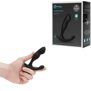 Tappered Tip Weighted Butt Plug Prostate Massager Black