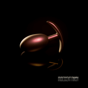 Anal Adventures Matrix Neutron Plug Anal Play Butt Plug with Inner Ball - Cosmic Copper