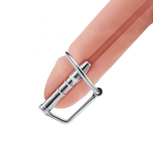 Blueline Stainless Steel Sperm Stopper Urethral Sounds with Glans Ring
