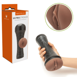 UlraStroker V1 Textured Inner Masturbator Cup - Caramel