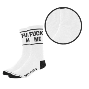 Bold Design One Size Breathable F*ck Me – Black & White