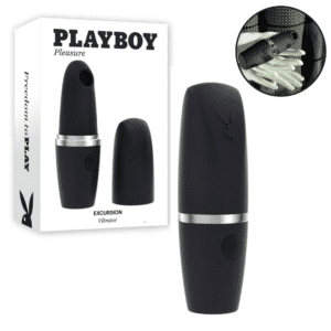 Silicone Discreet Clitoral Sucking Vibrator - Black