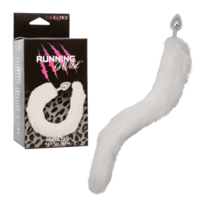 Beginner-Friendly Butt Plug With Tails For Beginners – White