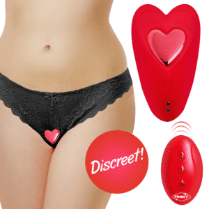 Vibrating Panty With Remote Control Red