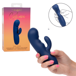 Cashmere Silk Duo Rechargeable Vibrating Multi-Speed Clitoral Vibrator