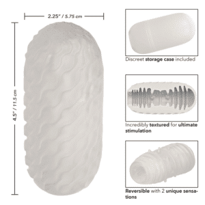 Boundless Reversible Ribbed Stroker Waterproof Non-Vibrating Male Masturbator