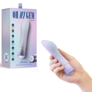 Rechargeable Waterproof Clitoral Vibrator - Opal