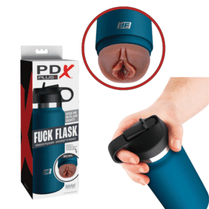 Pdx Plus Fuck Flask Super-Realistic Pussy Masturbator Water Bottle Stroker