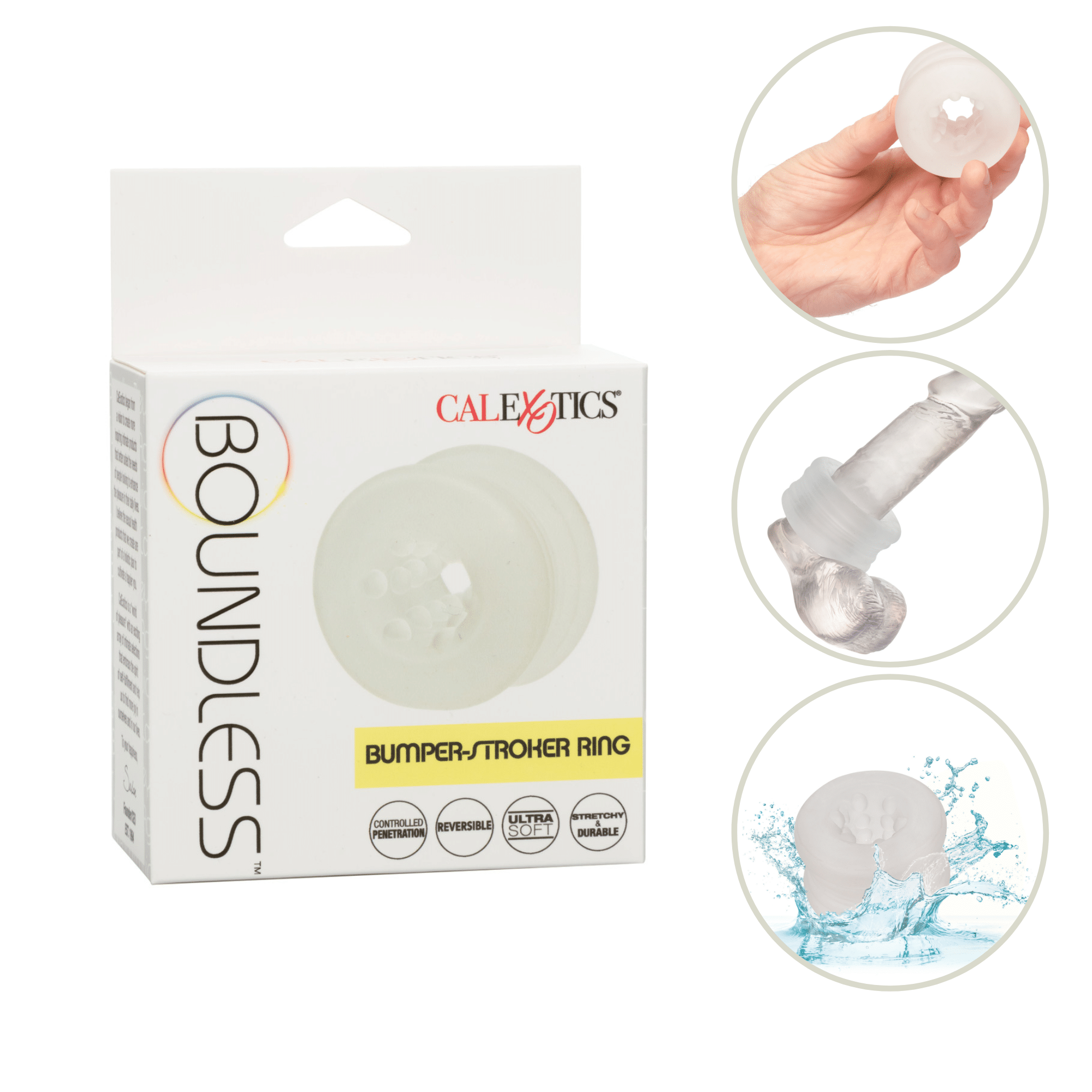 Boundless Bumper Stroker Ring Reversible Non-Vibrating Penis Sex Toy For  Men - Orgasmic Deals