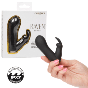 Raven Bunny Vibrating Clitoral Multi-Speed Waterproof Vibrator Sex Toy For Women