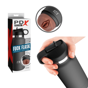 Pdx Plus Fuck Flask Water Bottle Penis Stroker Discreet Flip-Top Masturbator