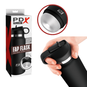 Pdx Plus Fap Flask Discreet Water Bottle Stroker Travel-Friendly Male Mastubator