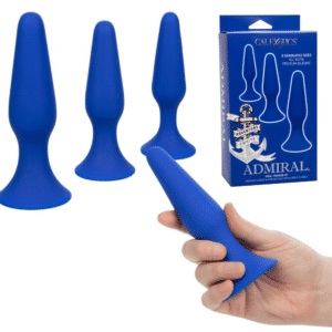 Admiral Anal Trainer Kit Butt Plug For Beginners Seamless Suction Cup Sex Toy