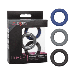 Link Up Ultra Soft Extreme Set Non-Vibrating Penis Enhancer Ring Sex Toy