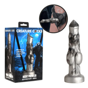 Creature Cock Night Prolwer G-Spot Silicone Dildo Suction Cup Base Sex Toy - Sm