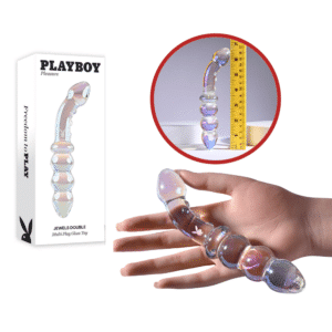 Pb Jewels Double G-Spot P-Spot Stimulator Glass Sex Toy