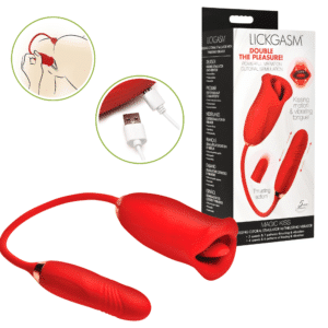 Clitoral Stimulator With Thrusting Vibrator