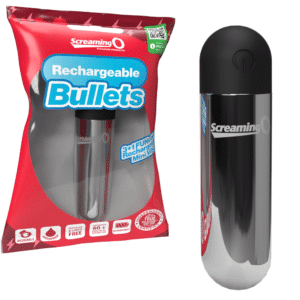 Waterproof Rechargeable Bullet Vibrator – Silver