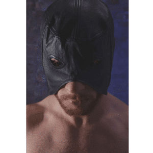 Adjustable Bondage Leather Half Mask BDSM Fantasy Restraint Gear Fetish Sex Toy