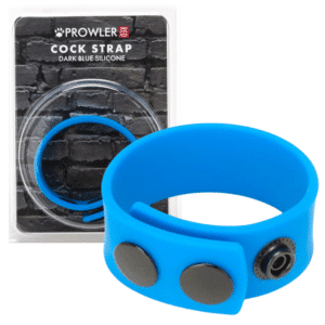 Sex Delay Silicone Male Cock Strap Penis Ring - Dk Blue