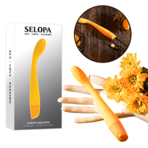 Selopa Lemon Squeeze Rechargeable Silicone Vibrating G-Spot Clitoral Vibrator