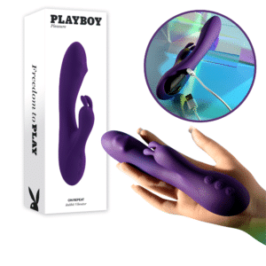 Pb On Repeat Vibrating Rabbit Vibrator With Trio Rotating Beads G-Spot Clit Vibe