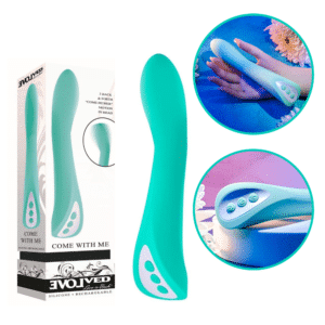 Come With Me Green Dual Motor Silicone Multi-Speed Rechargeable Vibrator