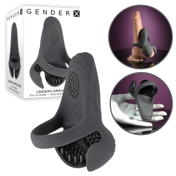 Gx Undercarriage Vibrating Multi-Speed Waterproof Penis Ring Vibrator