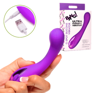 Flexible G-Spot Silicone Vibrator Purple