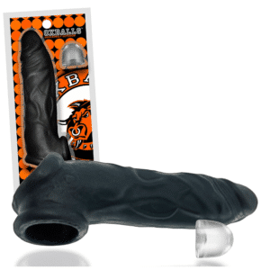 Cock sheath Men Silicone Penis Extender - Black Ice