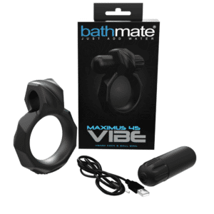 Bathmate Maximus Vibe 45 Bullet Penis Ring Rechargeable Multi-Speed Vibrator