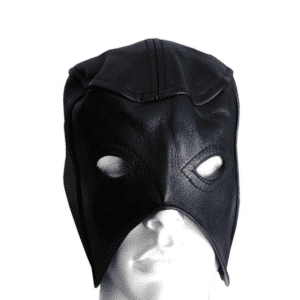 Adjustable Bondage Leather Half Mask BDSM Fantasy Restraint Gear Fetish Sex Toy