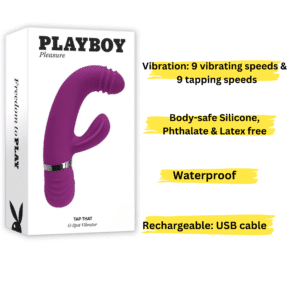 Pb Tap That Rechargeable Bunny G-Spot Curved Clitoral Rabbit Vibrator