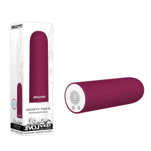 Mighty Thick Red Bullet Vibrator Clitoral Massager Discreet Sex Toy