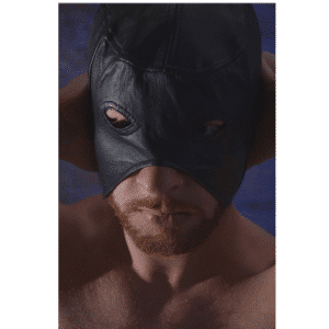 Adjustable Bondage Leather Half Mask BDSM Fantasy Restraint Gear Fetish Sex Toy