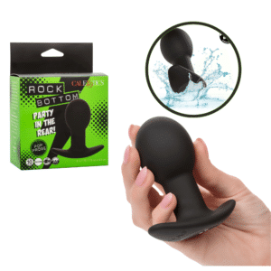 Rock Bottom Vibrating Rechargeable Anal Butt Plug Multi-Speed Adult Vibrator