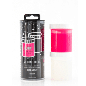 Glow-in-the-dark Refill Hot Pink Couples DIY Molding Kit