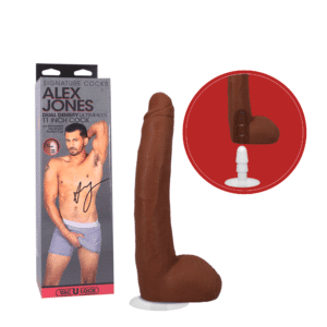 Signature Cocks Alex Jones Dual Density Suction Cup Strap-on Big Dildo - 11 Inch