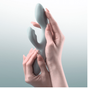 Svakom Chika Rechargeable Silicone Rabbit App Control Warming Dual Vibrator